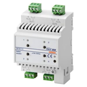 Actuator 4-Ch 10A Knx